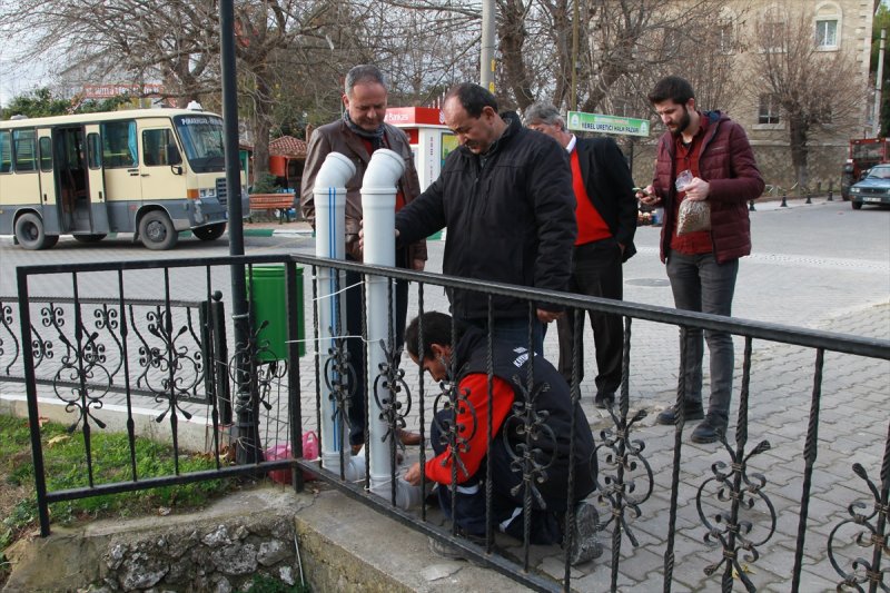 Halk Kış Gününde Sokak Hayvanlarını Besliyor